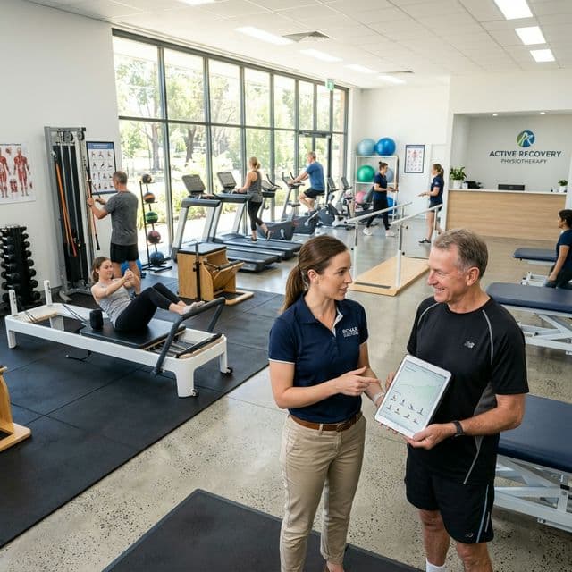 Physiotherapy session